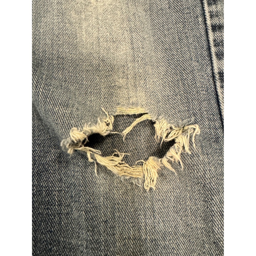 Levi Signature Jeans W30 L30 Vintage Fade Straight Leg Distressed Light Wash - Picture 6 of 11